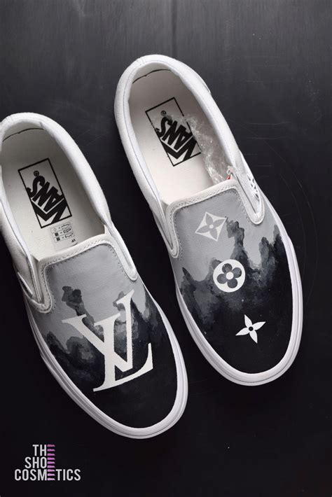 custom louis vuitton vans|lv Vans slip on shoes.